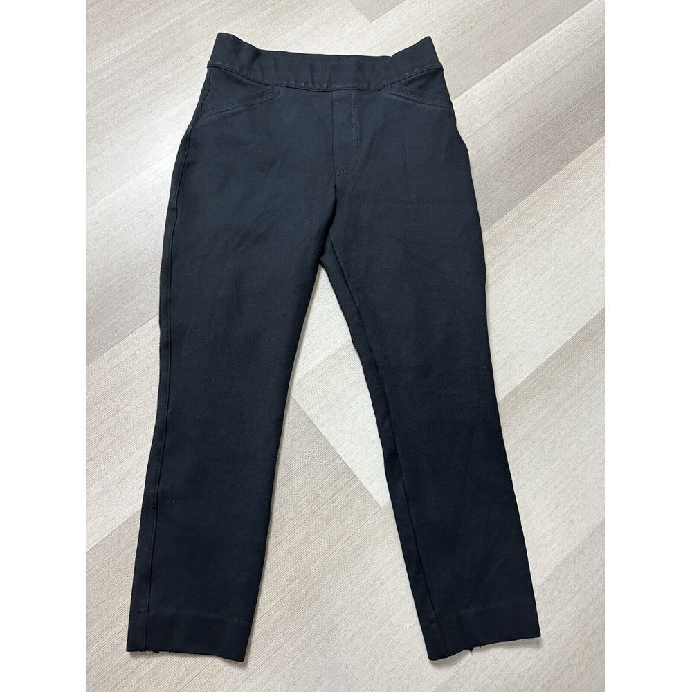 SPANX Skinny Women's Size S/P Black Stretch Jeggings Leggings Waistband